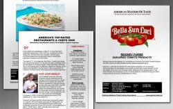 Data Sheets – American Masters of Taste